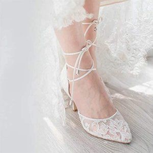 Wedding shoes (Size 6.5, fits like 7)